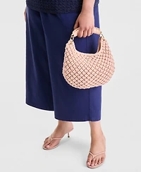 I.n.c. International Concepts Eedenn Crochet Hobo Handbag with Small Wallet, Macy's Exclusive
