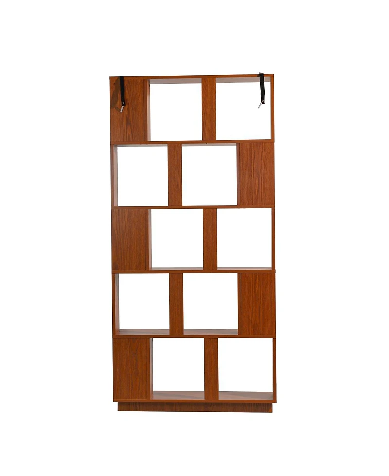 Streamdale Furniture 31.5"x64.56" 5-Tier Open Bookshelf Mdf Display Shelving