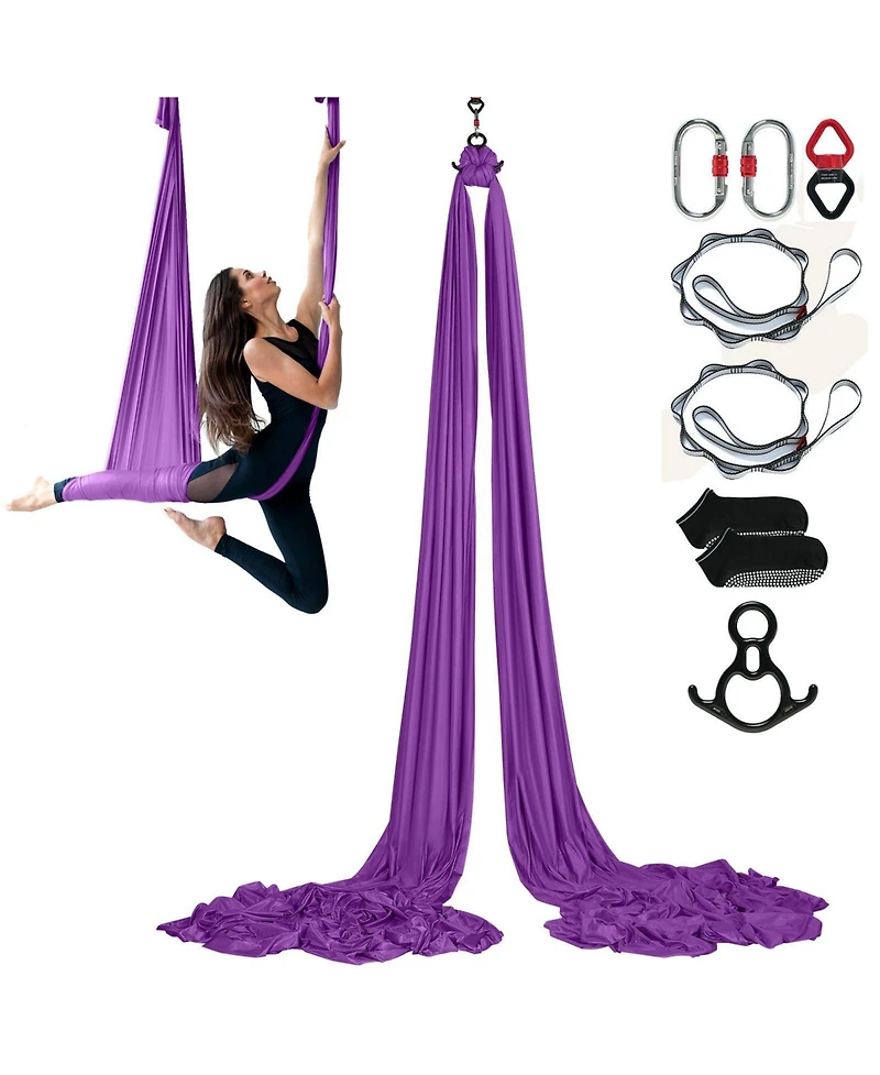 Mecale Aerial Yoga Silk Swing Antigravity Hammock Kit