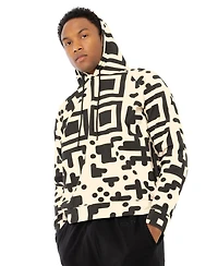 Dai Moda Men's Qr Code Hoodie