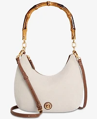 Giani Bernini Linen Bamboo Handle Hobo, Macy's Exclusive