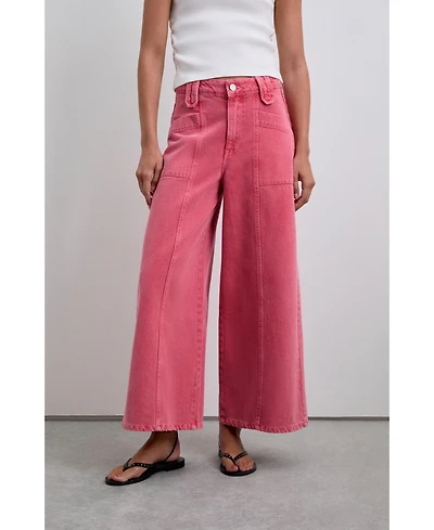 Scalpers Women's Culotte Washed Denim Pant