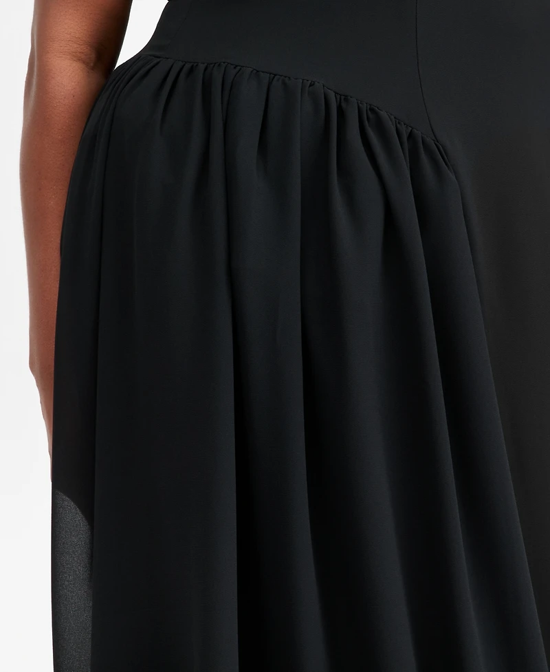 On 34th Trendy Plus Drop-Waist Midi Dress, Macy's Exclusive