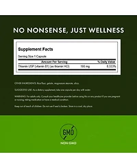 Swanson Vitamin B1 Thiamin Supplement for Healthy Metabolism and Energy Support - Supports Nerve Cell Function
