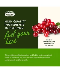 Swanson Cranberry, Urinary Tract Health, Bladder Control and Kidney Function, 20:1 Cranberry Juice Concentrate, Cranberry Supplement, 180 Softgels