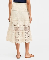 On 34th Women's Crochet Midi Skirt, Macy's Exclusive