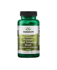 Swanson FullSpectrum Korean Red Ginseng Root 400 Milligrams 90 Capsules