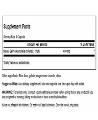 Swanson Full Spectrum Maqui Berry 400 Milligrams 60 Capsules