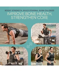 Lifepro 2-in-1 Adjustable Weighted Vest + Ankle Weights (15 & 20lbs)