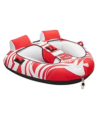 Mecale 2-Rider Towable Tube for Boating 340 lbs Dual Cockpit Design