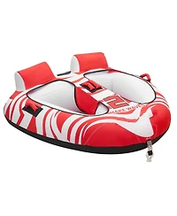 Mecale 2-Rider Towable Tube for Boating 340 lbs Dual Cockpit Design