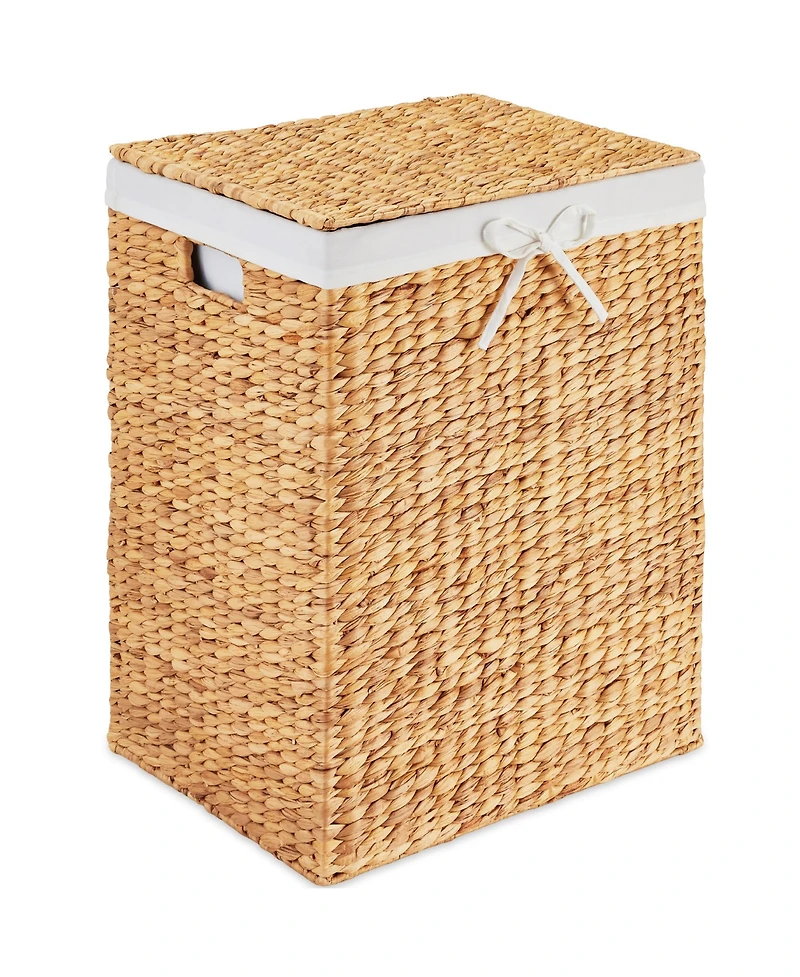 Best Choice Products Laundry Hamper w/ Lid, Handwoven Laundry Basket, w/ Removable Liner and Built-in Handles