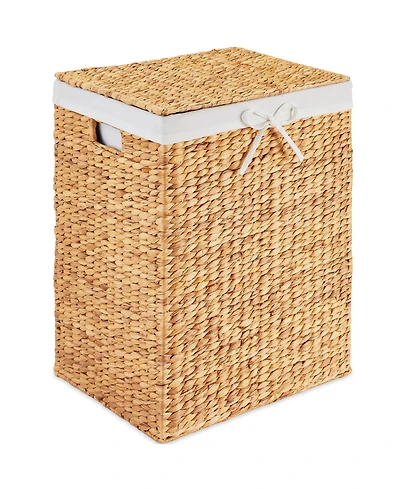 Best Choice Products Laundry Hamper w/ Lid, Handwoven Laundry Basket, w/ Removable Liner and Built-in Handles