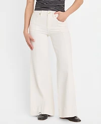 Good American Women's High-Rise Palazzo Jeans