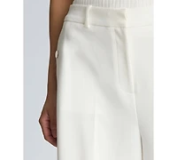 Kenneth Cole Women's High-Rise Side Snap Shorts