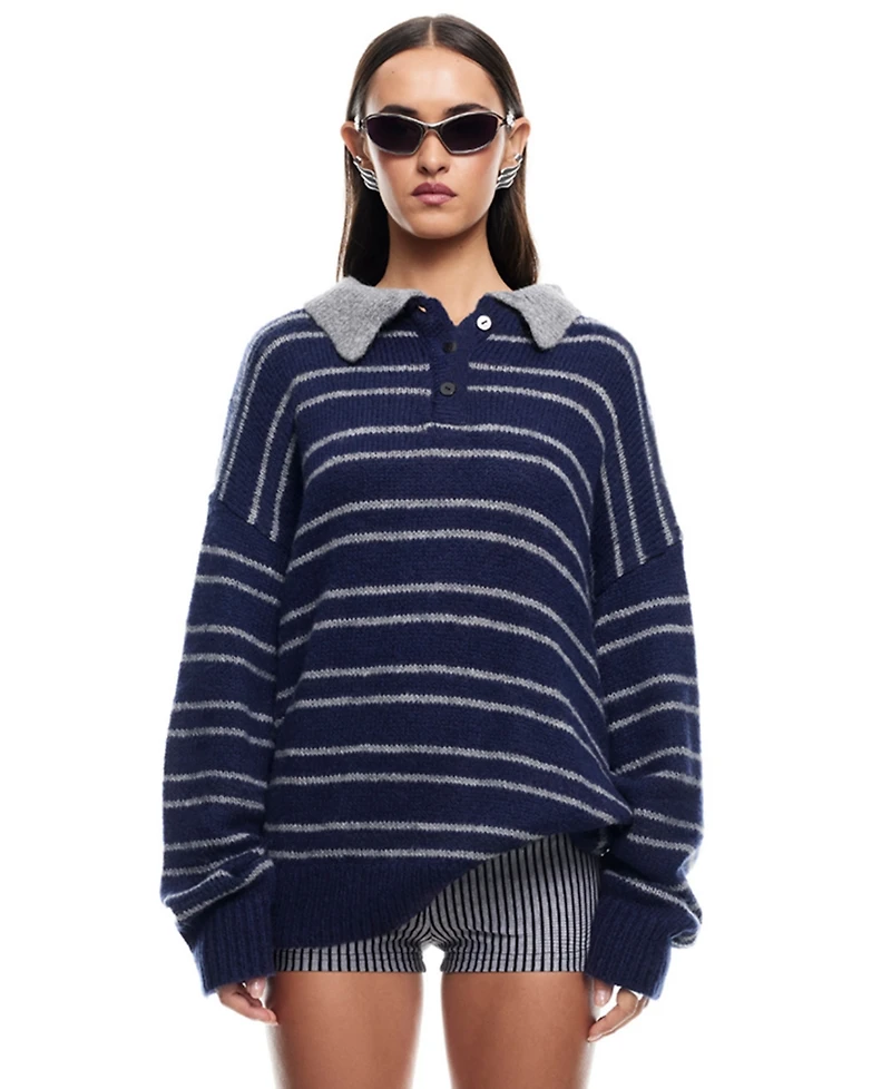 Lioness Women's Knit Button-Front Sweater