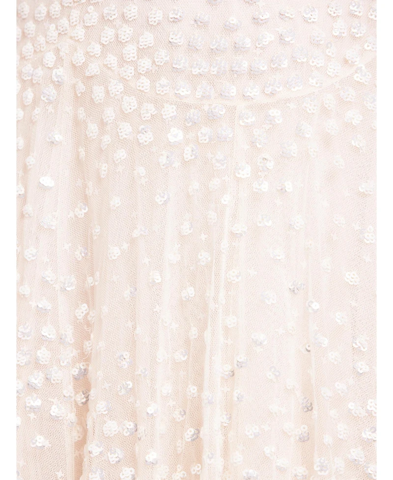 Needle & Thread Women's Scallop Sequin V-neck Ankle Gown