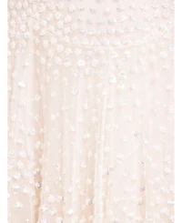 Needle & Thread Women's Scallop Sequin V-neck Ankle Gown