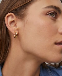 Kendra Scott 14K Gold Plated Over Brass Colette Huggie Earrings