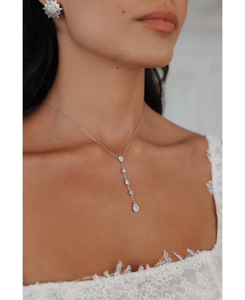 Untamed Petals Lunar Crystal Drop Pendant