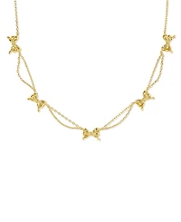 Kendra Scott 14k Gold Plated Bow Strand Necklace