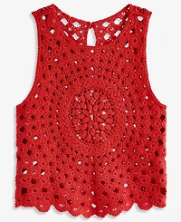 On 34th Women's Crochet Button-Back Tank, Macy's Exclusive