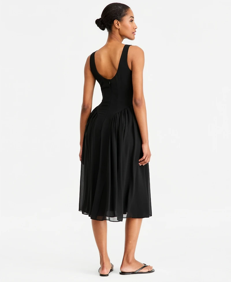 On 34th Women's Drop-Waist Midi Dress, Macy's Exclusive