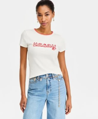 On 34th Womens Short Sleeve Vacay Graphic T Shirt Macys Exclusive