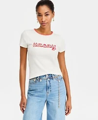 On 34th Womens Short Sleeve Vacay Graphic T Shirt Macys Exclusive