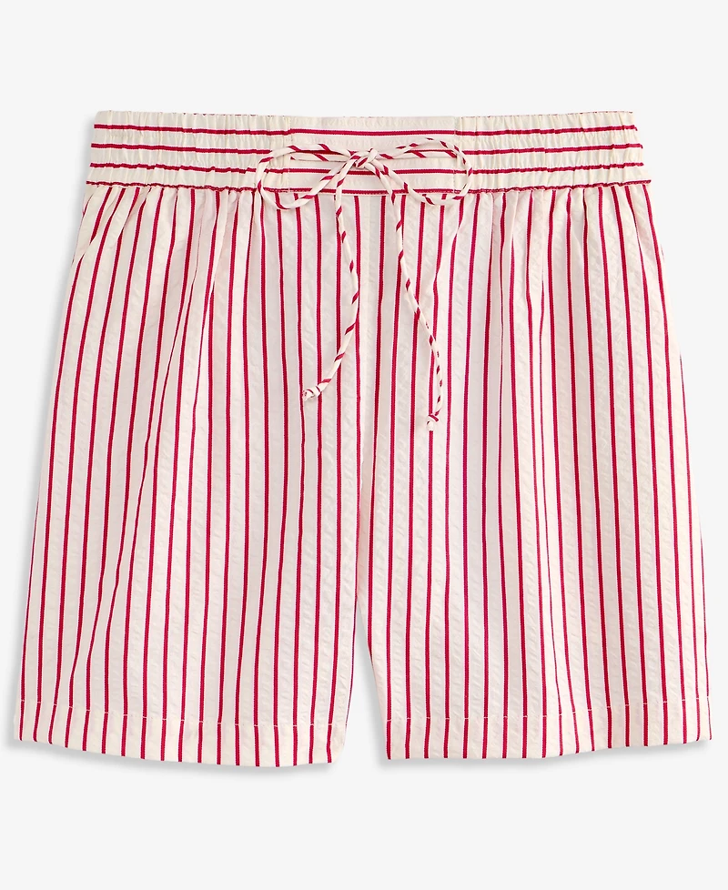 On 34th Women's Drawstring Seersucker Texture Shorts, Macy's Exclusive