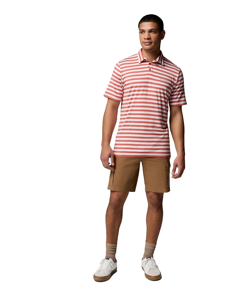Columbia Men's Parsons Printed Short-Sleeve Polo Shirt