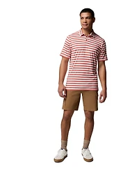 Columbia Men's Parsons Printed Short-Sleeve Polo Shirt