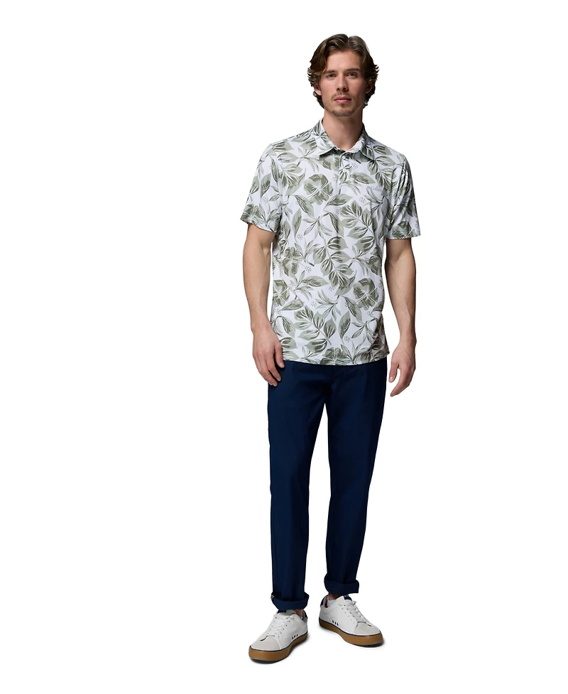 Columbia Men's Parsons Printed Short-Sleeve Polo Shirt