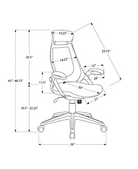Flynama eather Look High Back Executive Office Chair