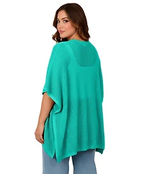 Avenue Women's Crochet Tie Front Cardigan