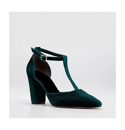 Forever & Always Women's Shoes Angelique Velvet High Heels