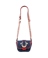 True Religion Women's Asher Frayed Edge Mini Flap Crossbody