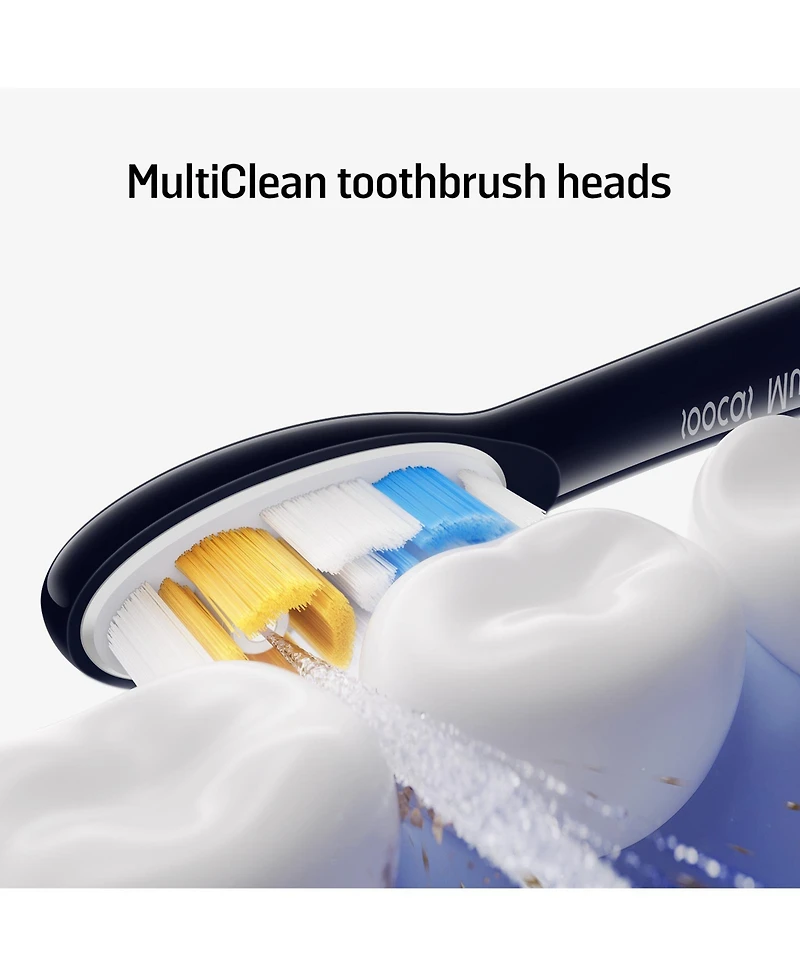 Soocas Multiclean Classic Clean Electric Toothbrush Replacement Heads, Compatible with both Neos Ii and Neos Ii Ultra, 2 Brush Heads