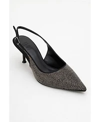 Prologue Shoes Women's Novs Slingback Pointed Toe Pump