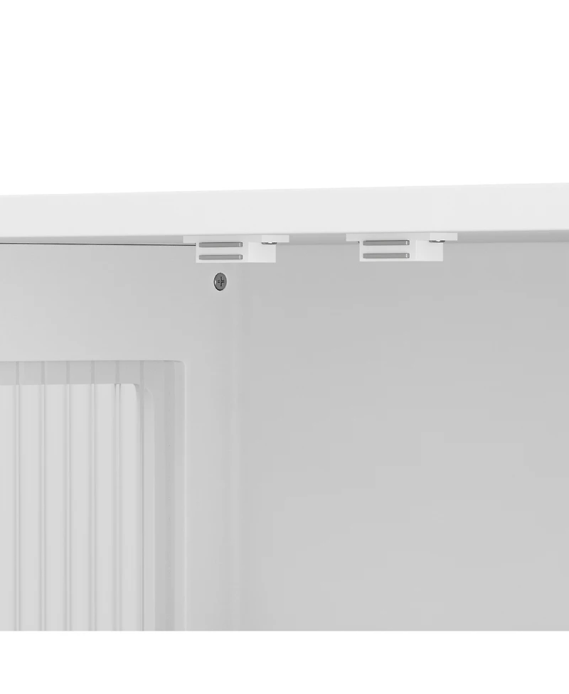 Flynama Bathroom Wall Cabinet with 12 Cabinets Finish