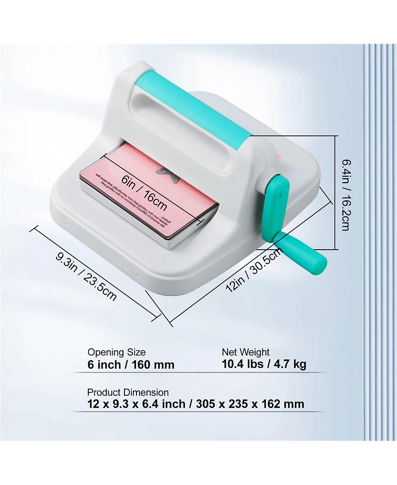 Yobtop Manual Die Cutting Embossing Machine