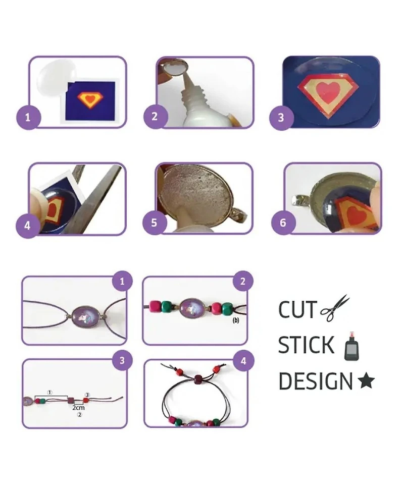 Yobtop Design Your Own Bracelets Jewelry Making Diy Kit