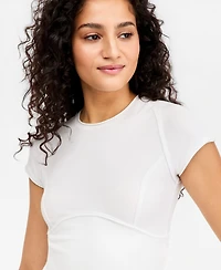 Free People Women's Protagonist Crewneck Cotton T-Shirt