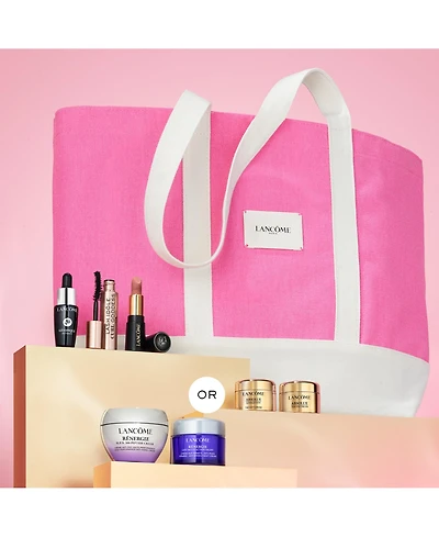 Free Lancome 6-Pc. Gift with any $75 Lancome Purchase. Total Gift Value up to $134!