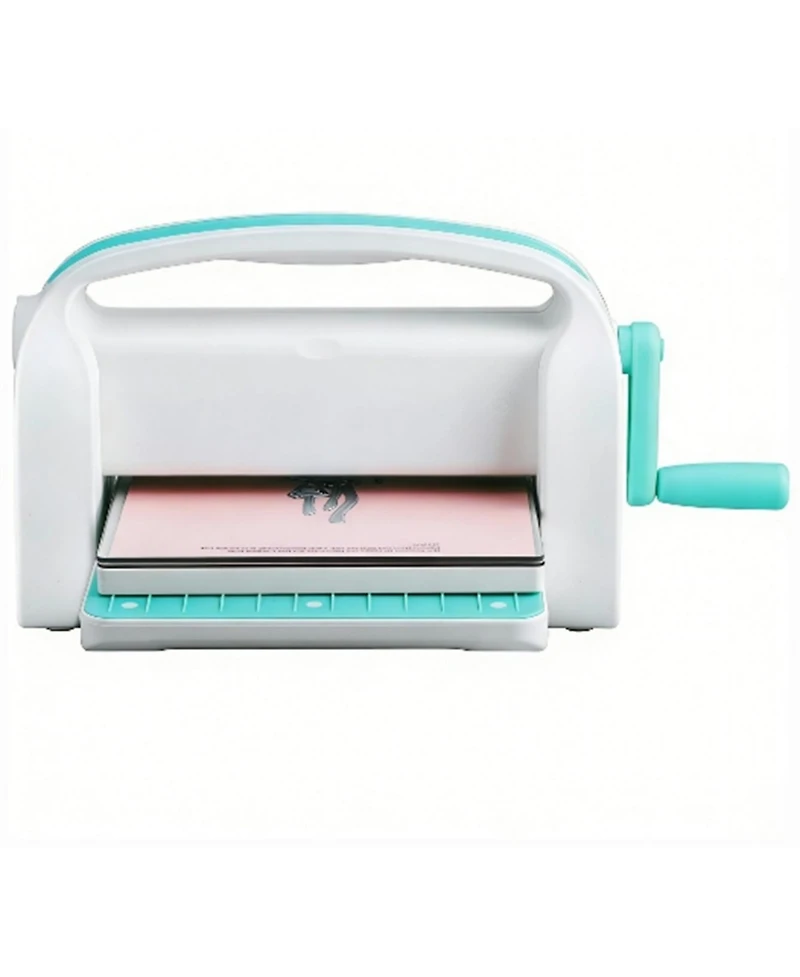 Yobtop Manual Die Cutting Embossing Machine Opening A4 Starter Kit with Dies, Pads and Cardstocks, Metal Handle Steel Roller