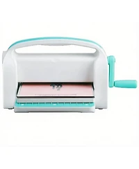 Yobtop Manual Die Cutting Embossing Machine Opening A4 Starter Kit with Dies, Pads and Cardstocks, Metal Handle Steel Roller