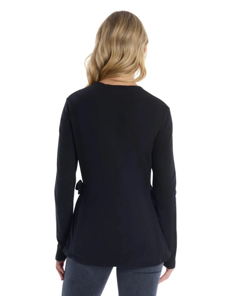 Wilt Clothing Women's Mixed Media Double Layer Long Sleeve