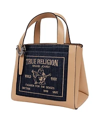 True Religion Arvin Buddha Motif Crossbody Tote