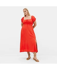 City Chic Women's Abbigail Split Maxi Dress