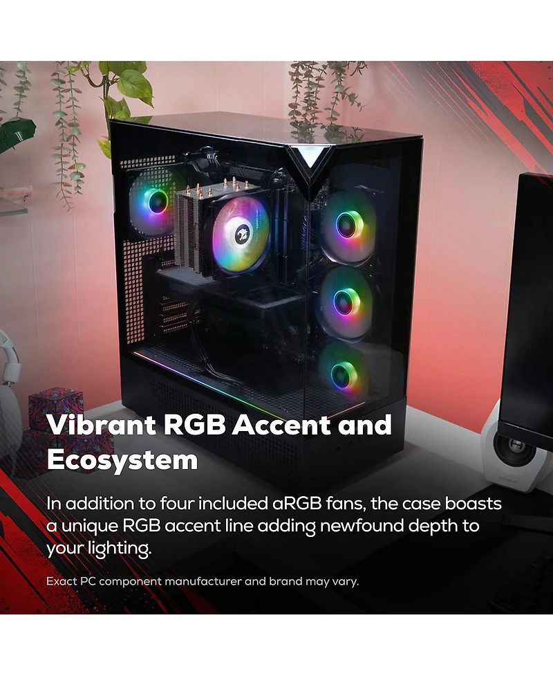 iBUYPOWER Element EBI7N56T02 Gaming Desktop Computer, Intel Core Ultra 7 265F 2.4GHz, 32GB Ram, 1TB Ssd, Nvidia GeForce Rtx 5060 Ti 8GB, Windows 11